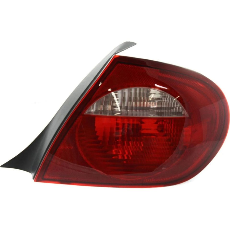 Space-Saving Halogen Tail Light For 2003-2005 Dodge Neon Right Clear & Red Lens