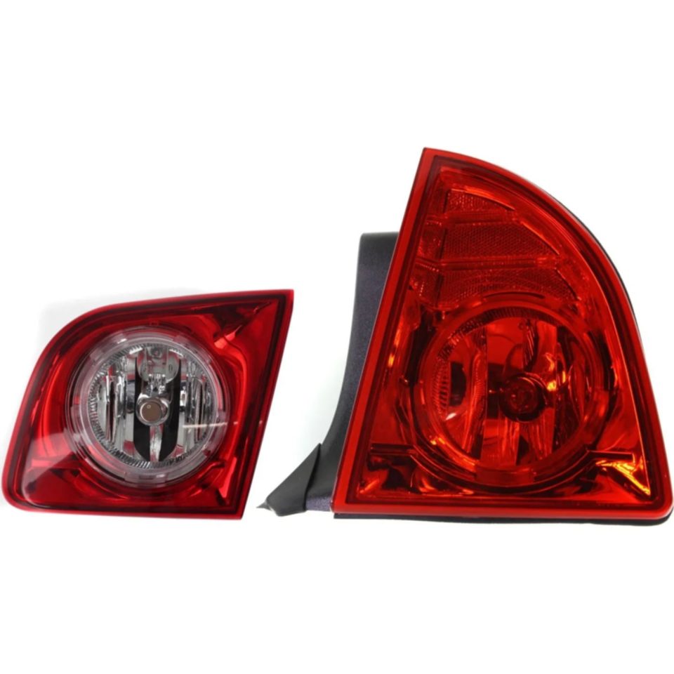 Gift-Ready Tail Light Right Inner and Outer For 2008-2012 Chevrolet Malibu Hybrid LS LT