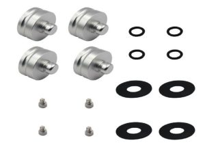 Food-Grade Kitchen 4 x Car Jack Lifting Pads Adapter Tool For Tesla Model Billet Metal Aluminum