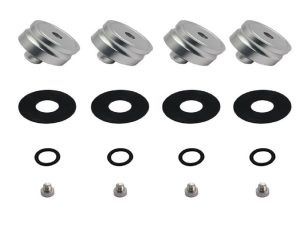 Food-Grade Kitchen 4 x Car Jack Lifting Pads Adapter Tool For Tesla Model Billet Metal Aluminum