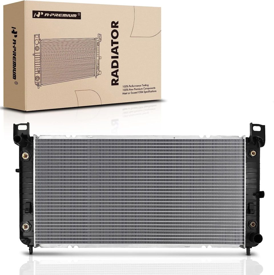 Dining Outdoor A-Premium Engine Coolant Radiator Assembly with Oil Cooler Compatible with Chevy Silverado, Suburban, Tahoe & GMC Sierra, Yukon & Cadillac Escalade, Automatic Trans, Replace# 15841569, 13029, 2370