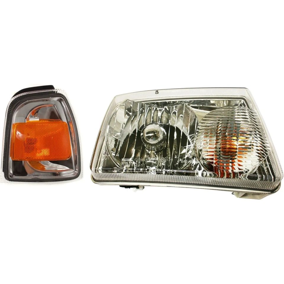 Kitchen Easy-Clean Headlight Kit For 2006-2011 Ford Ranger Passenger Side Clear Lens Halogen
