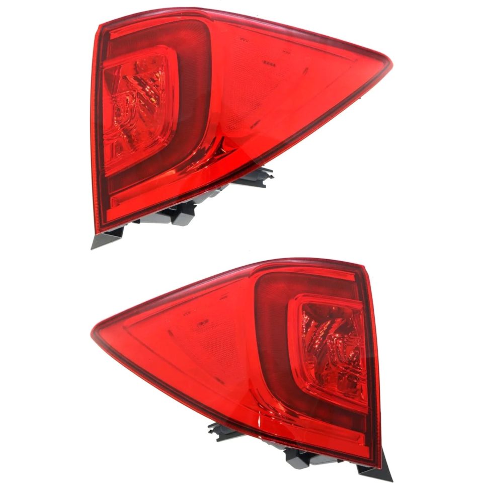 Supreme Tail Light For 2016-2018 Honda Pilot Set of 2 Driver and Passenger Side Outer