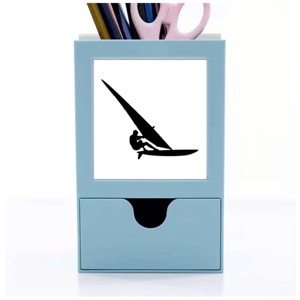 Select Baking Sports Surfing Sailboat Player Desk Supplies Organizer Pen Holder Card