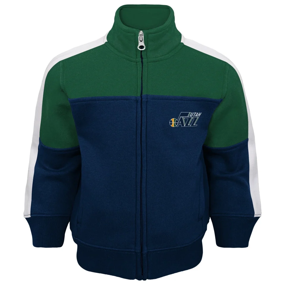 Pure Ceramic Outerstuff Utah Jazz NBA Toddlers Rebound Jacket & Pant Set, Blue/Green