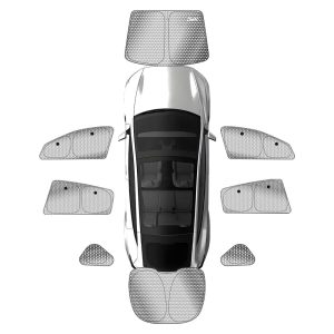 Matte Dining Car Window Shades for Model Y Juniper 2025-2026 8PCS Privacy Protection Sunshade Car Accessories