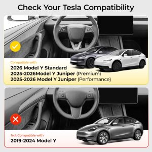 Matte Dining Car Window Shades for Model Y Juniper 2025-2026 8PCS Privacy Protection Sunshade Car Accessories
