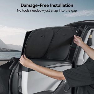 Matte Dining Car Window Shades for Model Y Juniper 2025-2026 8PCS Privacy Protection Sunshade Car Accessories