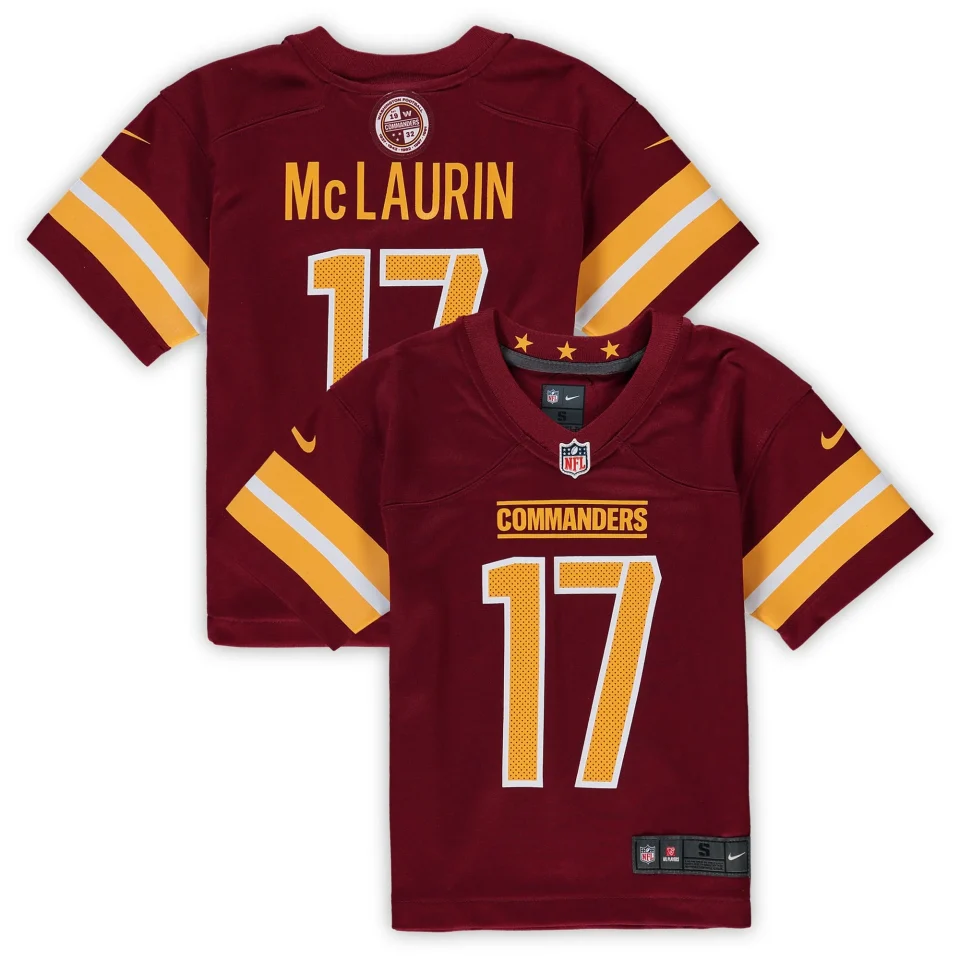 Bamboo Kitchen Preschool Nike Terry McLaurin Burgundy Washington Commanders Game Jersey