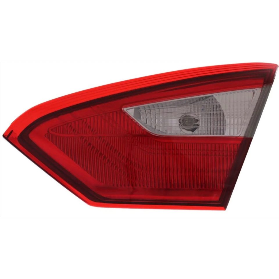 Outdoor Halogen Tail Light For 2012-14 Ford Focus Sedan Right Inner Clr/Red w/Bulb CAPA