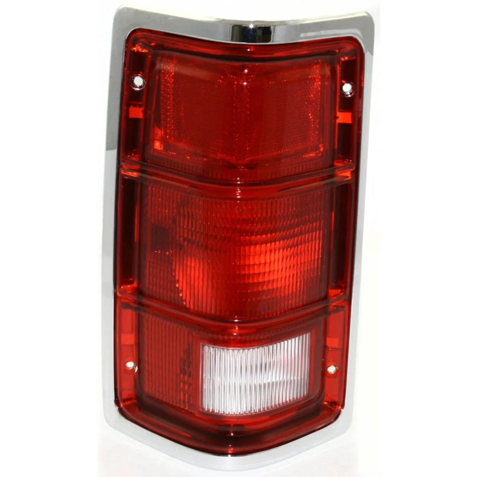 Premium Tail Light For 1987-1996 Dodge Dakota Driver Side with Chrome Outer Trim