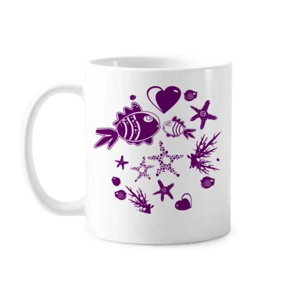 Silicone The seabed world Fish Animal Mug Pottery Cerac Coffee Porcelain Cup Tableware