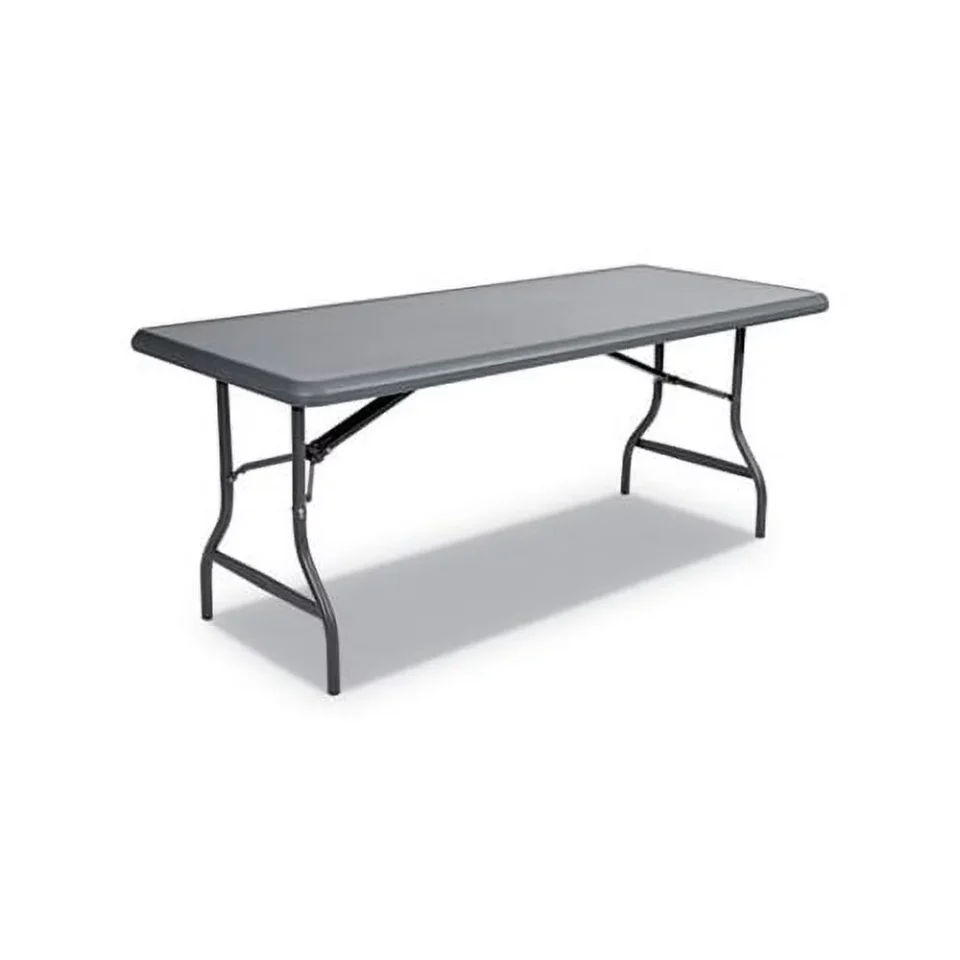 Best-Selling Popular IndestrucTables Too 1200 Series Folding Table 72w x 30d x 29h, Charcoal