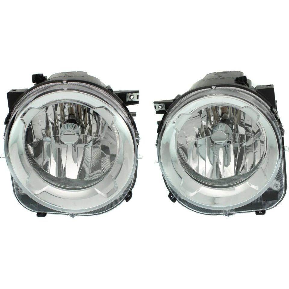 Baking Headlight For 2015-2017 Jeep Renegade Pair Driver and Passenger Side
