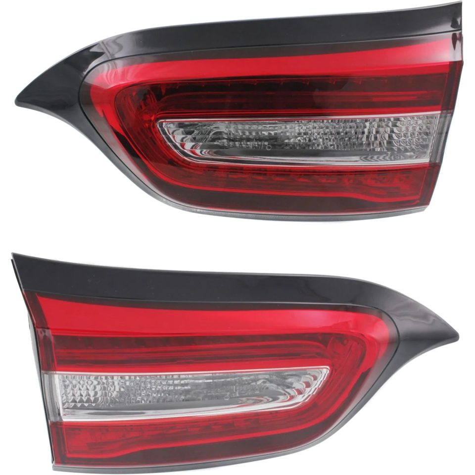 Thickened Travel Tail Light For 2014-2018 Jeep Cherokee Set of 2 Driver Passenger Side Inner CAPA