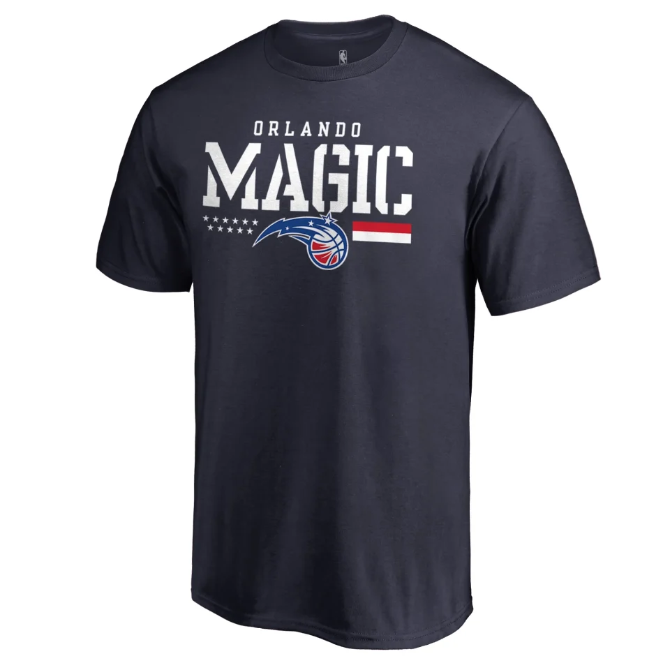 Travel Cleaning Men's Fanatics Branded Navy Orlando Magic Hoops For Troops T-Shirt