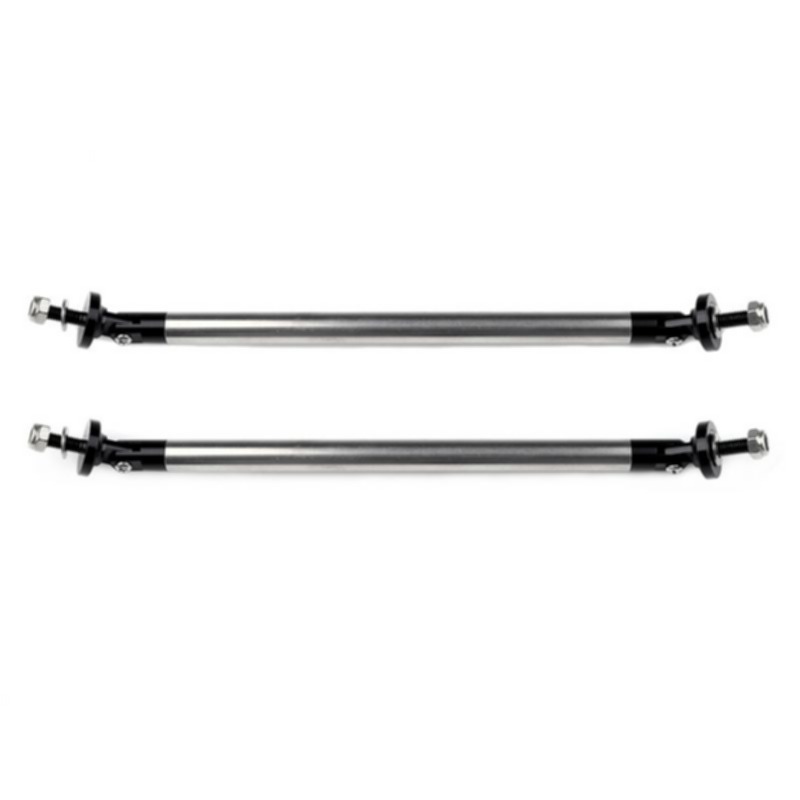 Best-Selling Black Aluminum Front Metal Sanded Splitter Rods Support Stabilizer (E10493701CP）For Universal – 2 Piece