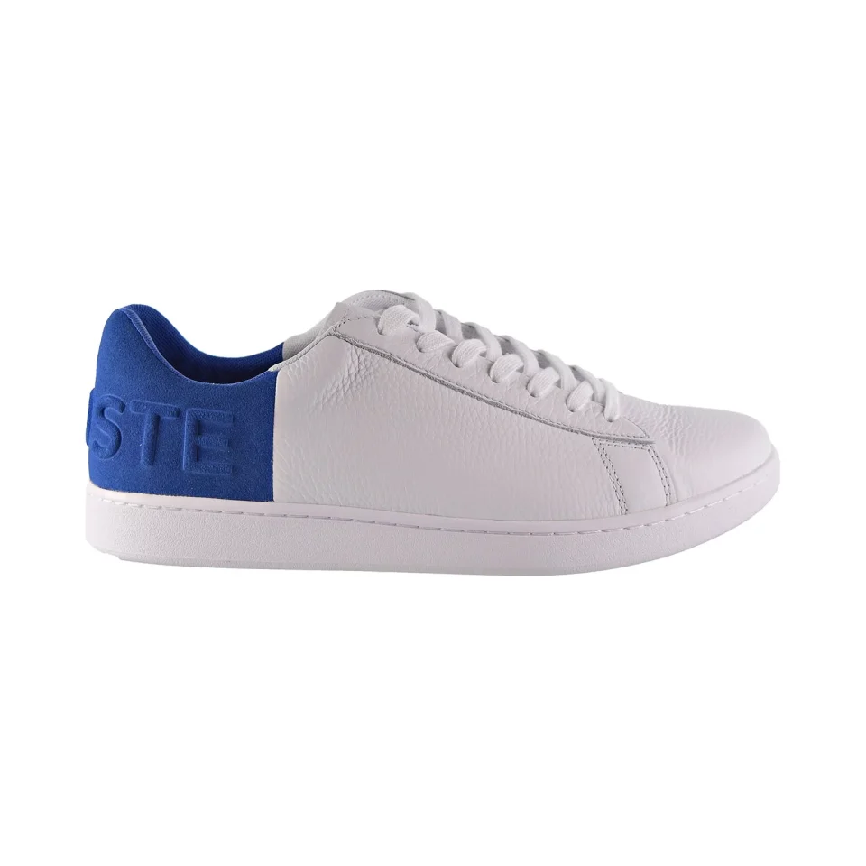 Prime Lacoste Carnaby Evo 419 2 SMA Men's Shoes White/Blue 7-38sma0044-080