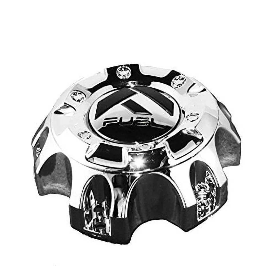 Wooden Easy-Clean Fuel Wheels 6 Lug Custom Center Cap Chrome (Set of 1) # 1001-58 1001-65 Cap M-447 ST-MQ804-150