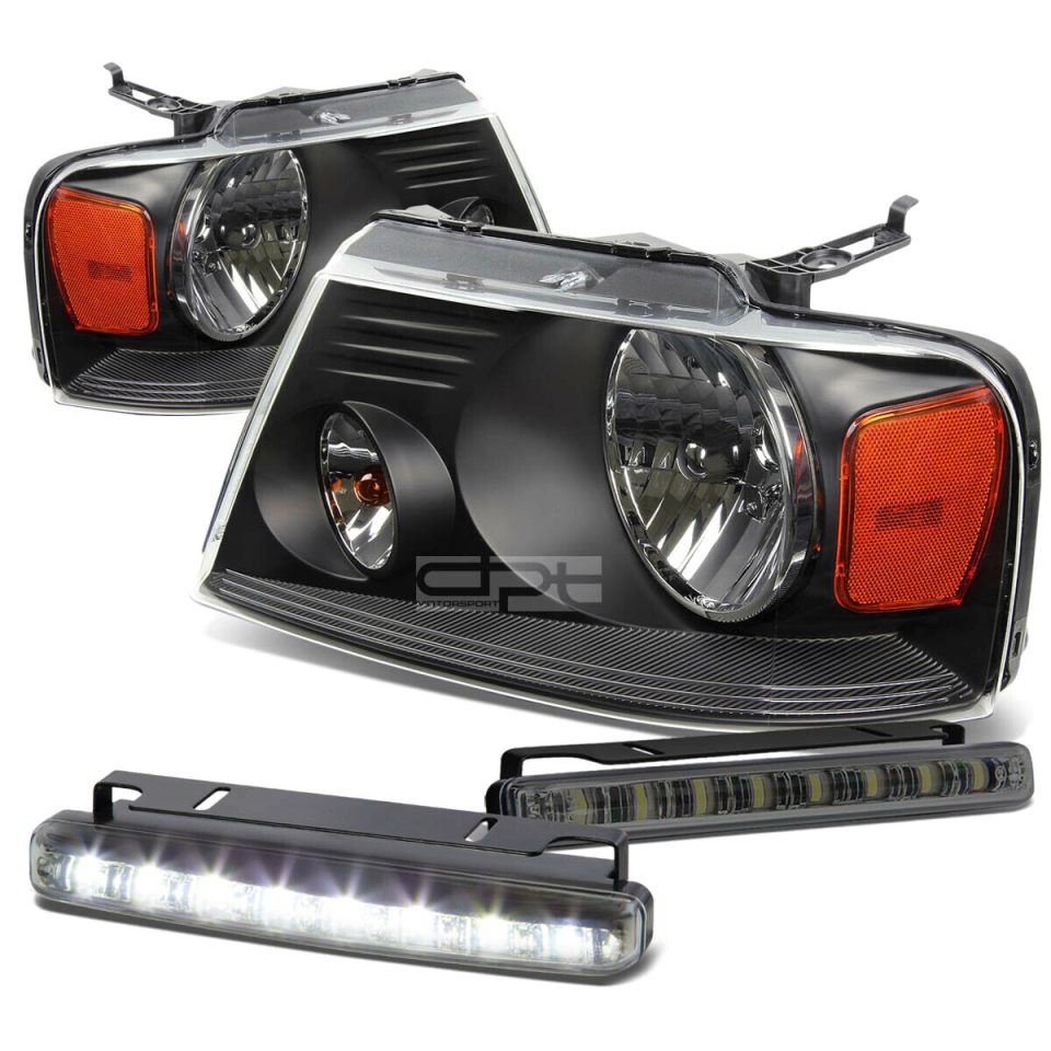 Multi-Purpose Durable BLACK HEADLIGHT+AMBE