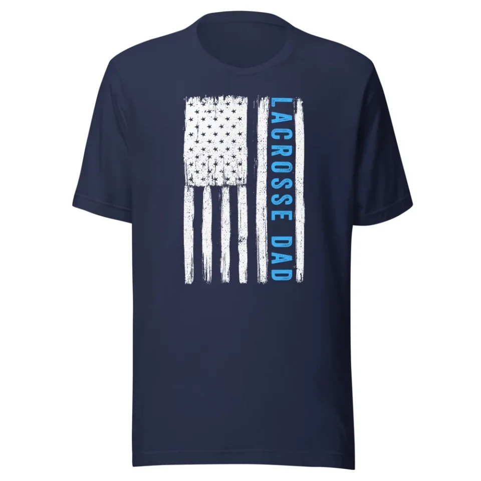 Glass Lacrosse Dad Shirt, Unisex, Lacrosse Shirt, Lacrosse Gifts, Funny Lacrosse Dad, Lacrosse Goalie, Funny Sports Shirt, Mens Lacrosse Apparel (Navy, 3XL)