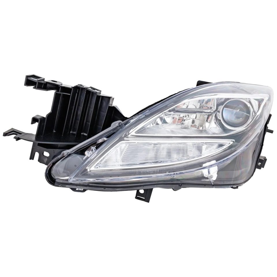 Durable Long-Lasting Headlight For 2009-2010 Mazda 6 S GT GS i Models Left Clear Lens HID