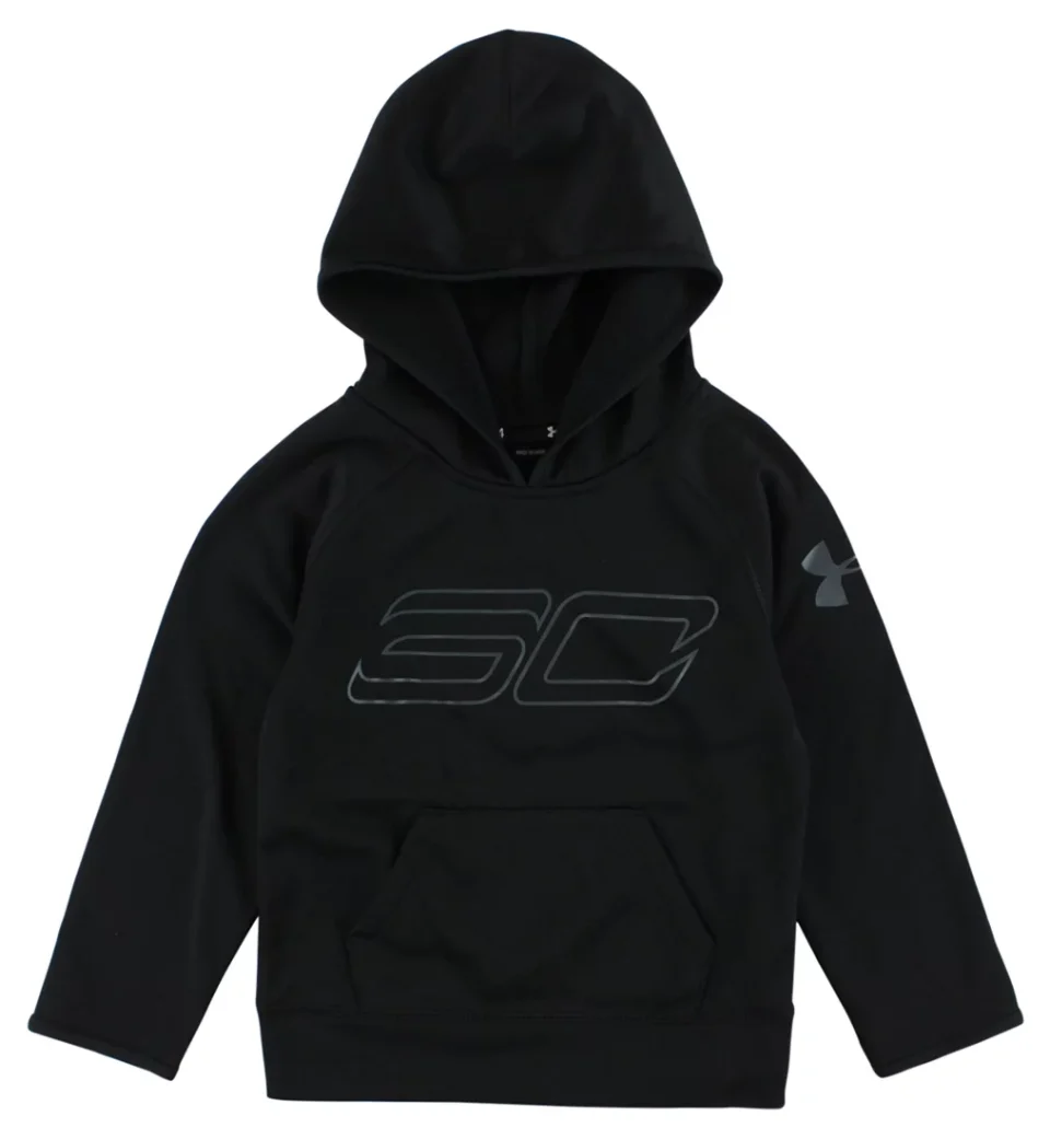 Supreme Under Armour Steph Curry Boys Fashion Hoodies Size 4, Color: Black/Grey