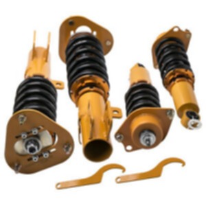 Lightweight 4pcs Coilover Front+Rear Shock Strut Coil Spring Assembly Fit 2009-2017?Toyo,ta