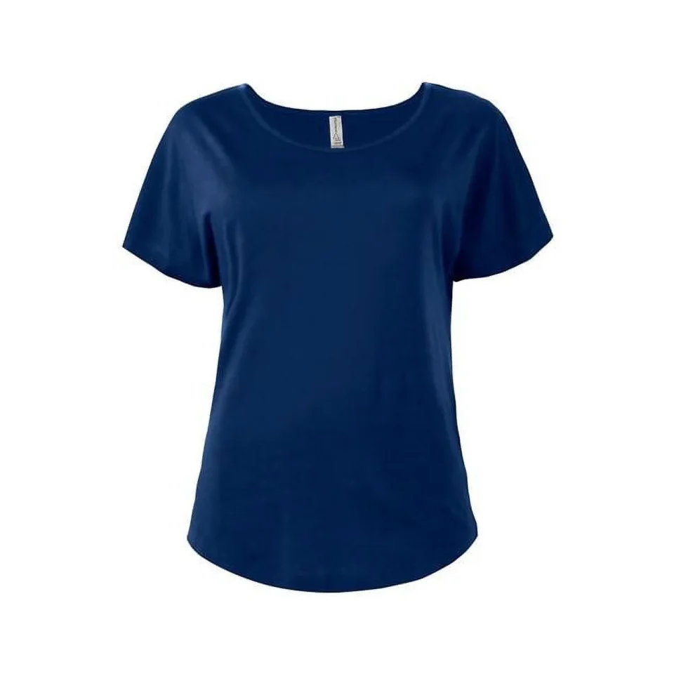 Premium Portable Ladies CVC Dolman T-Shirt, Harbor Blue - Small